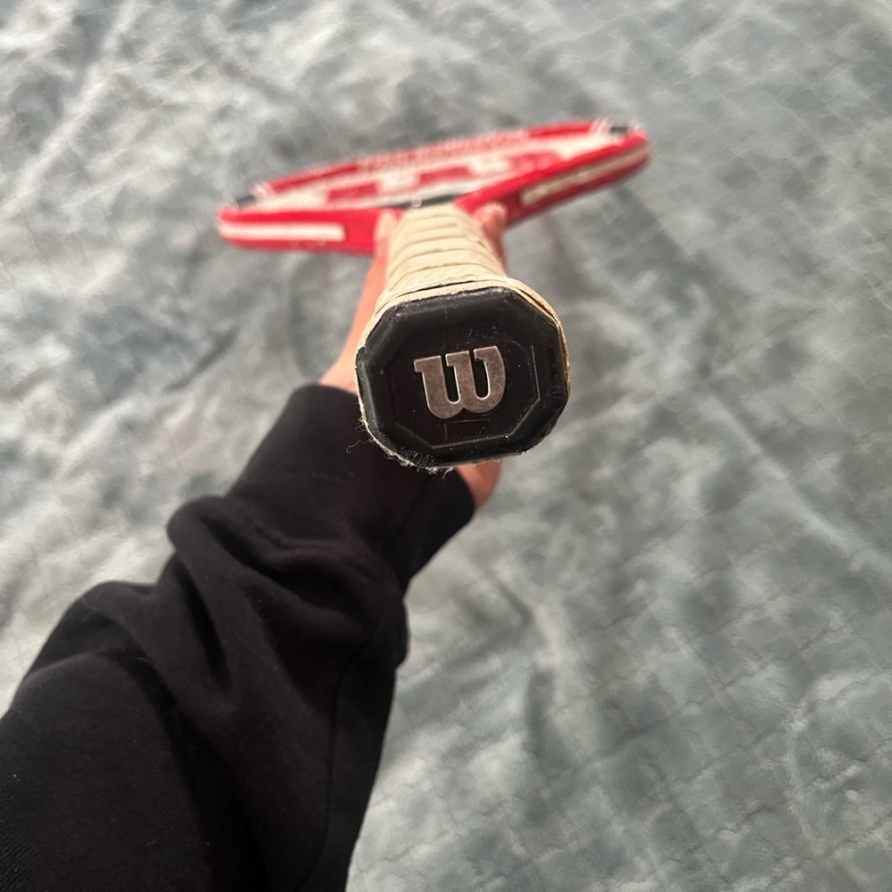 Wilson Red Tennis Racket - Picture 2 of 4